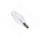 Lampada Vela Lisa Brasfort E-14 Clara 40Wx220V. - Kit C/5 Pecas