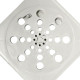 Grelha Plastica Quadrada Branca Overtime 10X10Cm Com Fecho Grelha Plastica Quadrada Branca Overtime 10X10Cm Com Fecho