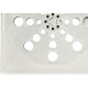 Grelha Plastica Quadrada Branca Overtime 10X10Cm Com Fecho Grelha Plastica Quadrada Branca Overtime 10X10Cm Com Fecho