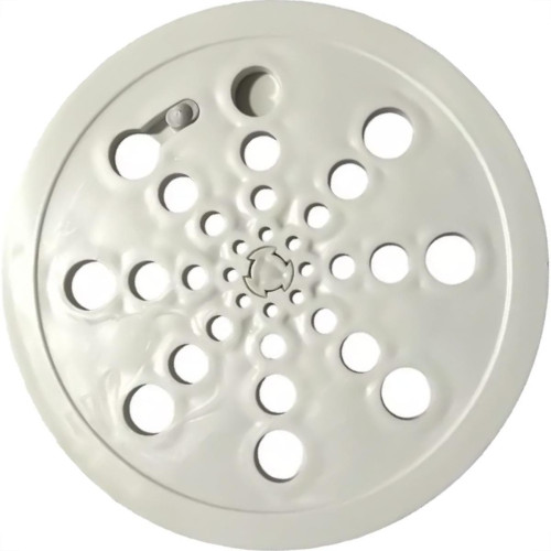 Grelha Plastica Redonda Branca Overtime 10X10Cm Com Fecho Grelha Plastica Redonda Branca Overtime 10X10Cm Com Fecho