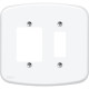 Placa Conjunto Fame Blanc 4X4 F-12 - 1 Interruptor Vertical + 2 Interruptores Horizontais - 945