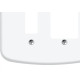 Placa Conjunto Fame Blanc 4X4 F-12 - 1 Interruptor Vertical + 2 Interruptores Horizontais - 945