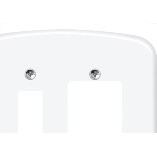 Placa Conjunto Fame Blanc 4X4 F-12 - 1 Interruptor Vertical + 2 Interruptores Horizontais - 945