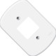 Placa Conjunto Fame Blanc 4X2 F-2 - 2 Interruptores - 785 Placa Conjunto Fame Blanc 4X2 F-2 - 2 Interruptores - 785