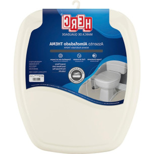 Assento Sanitario Almofadado Herc Retangular Bege 2397