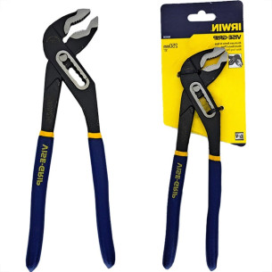 Alicate Bomba D`Agua Irwin Cromo Vanadio 10'' Azul