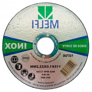 Disco Aco Inox Melfi 115Mmx1,0Mmx22,2Mm - 10706