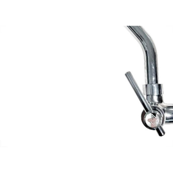 Torneira Bica Movel Pia Parede Metal Unifix - C-90 - 1/4 Volta - 2158 Cromada
