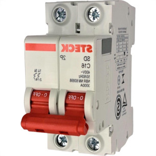 Disjuntor Steck ''Din'' Bipolar 16A. C