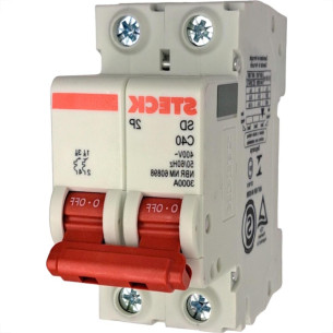 Disjuntor Steck ''Din'' Bipolar 40A. C