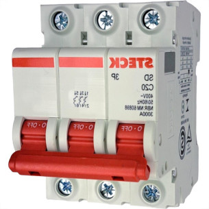 Kit C/4 - Disjuntor Steck ''Din'' Tripolar 20A. C