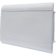 Centrinho Steck Pvc Embutir Branco Para 12 Disjuntores Din Sem Barramento
