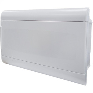 Centrinho Steck Pvc Embutir Branco Para 16 Disjuntores Din Sem Barramento