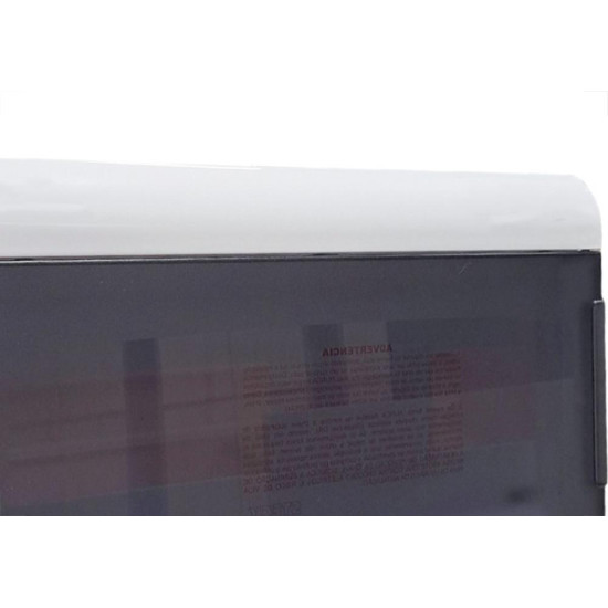 Centrinho Steck Pvc Embutir Fume Para 16 Disjuntores Din Sem Barramento