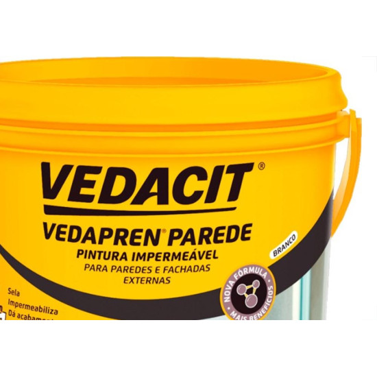 Otto Vedacit Vedapren Parede Pintura Impermeavel Branca 3,6Kg Otto Vedacit Vedapren Parede Pintura Impermeavel Branca 3,6Kg