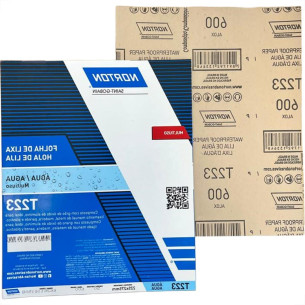 Lixa D Agua Norton 600 - Kit C/50 Pecas