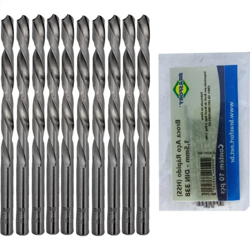 Broca Aco Rapido Brasfort 1,5Mm - 7470 - Kit C/10 Pecas Broca Aco Rapido Brasfort 1,5Mm - 7470 - Kit C/10 Pecas