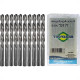 Broca Aco Rapido Brasfort 7/32'' - 7504 - Kit C/10 Pecas Broca Aco Rapido Brasfort 7/32'' - 7504 - Kit C/10 Pecas