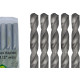 Broca Aco Rapido Brasfort   1/2'' - 7517 - Kit C/5 Pecas