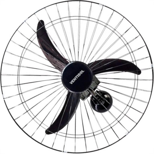 Ventilador Parede Ventisol 60Cm. 200W. Preto Bivolt Ventilador Parede Ventisol 60Cm. 200W. Preto Bivolt