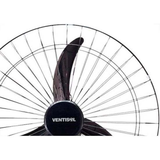Ventilador Parede Ventisol 60Cm. 200W. Preto Bivolt Ventilador Parede Ventisol 60Cm. 200W. Preto Bivolt
