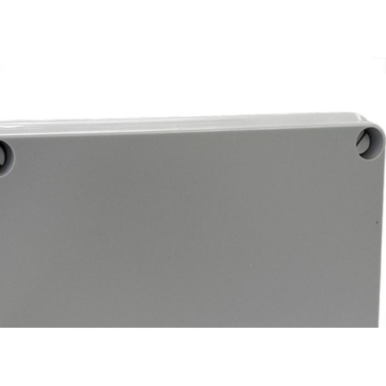 Caixa Passagem Pvc Steck 17Cm X 14,5Cm Sobrepor Cinza Ip55 - Sex-171