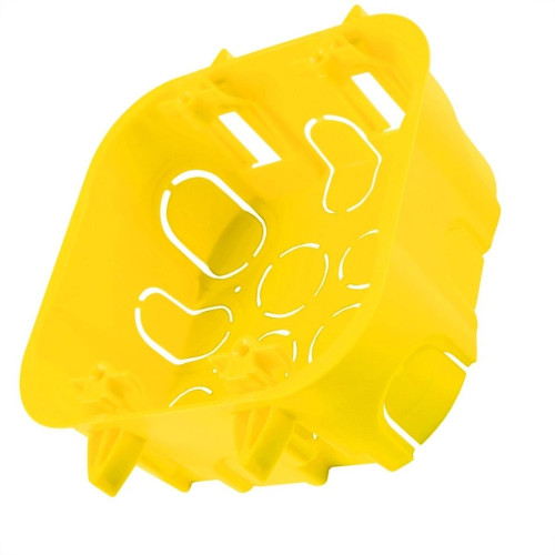 Caixinha De Luz Pvc Para Drywall Tramontina Amarela 4X4 - Kit C/10 Pecas Caixinha De Luz Pvc Para Drywall Tramontina Amarela 4X4 - Kit C/10 Pecas