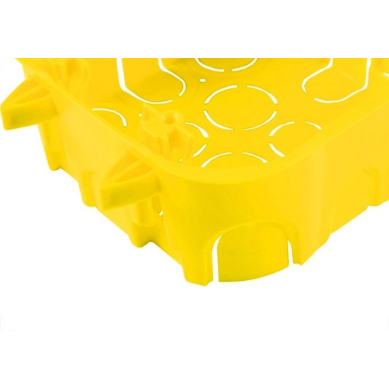 Caixinha De Luz Pvc Para Drywall Tramontina Amarela 4X4 - Kit C/10 Pecas Caixinha De Luz Pvc Para Drywall Tramontina Amarela 4X4 - Kit C/10 Pecas