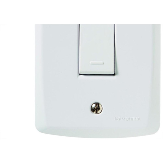 Conjunto Tramontina Com Placa Lux2 1 Simples 57145/001 Conjunto Tramontina Com Placa Lux2 1 Simples 57145/001