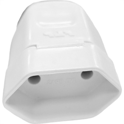 Pino Femea Flp 2 Polos 10A. Branco - Kit C/10 Pecas Pino Femea Flp 2 Polos 10A. Branco - Kit C/10 Pecas
