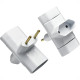 Pino 3 Saidas Flp 2 Polos 10A. Branco - Kit C/10 Pecas Pino 3 Saidas Flp 2 Polos 10A. Branco - Kit C/10 Pecas