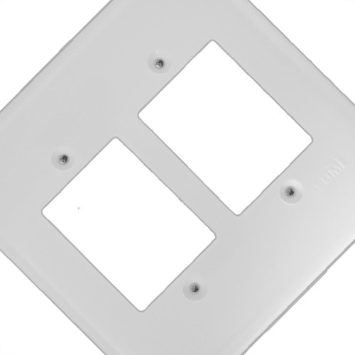 Placa Conjunto Ilumi Stylus Branco 4X4 - 3 Interruptores + 3 Interruptores - 257N Placa Conjunto Ilumi Stylus Branco 4X4 - 3 Interruptores + 3 Interruptores - 257N