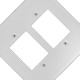 Placa Conjunto Ilumi Stylus Branco 4X4 - 3 Interruptores + 3 Interruptores - 257N Placa Conjunto Ilumi Stylus Branco 4X4 - 3 Interruptores + 3 Interruptores - 257N