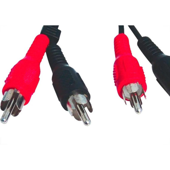 Cabo Audio/Video 2Rca + 2Rca 1,80M - Kit C/10 Pecas Cabo Audio/Video 2Rca + 2Rca 1,80M - Kit C/10 Pecas