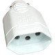 Pino Femea Ilumi 2 Polos+Terra 10A. Branco Prensa Cabo - 1433Pct - Kit C/10 Pecas Pino Femea Ilumi 2 Polos+Terra 10A. Branco Prensa Cabo - 1433Pct - Kit C/10 Pecas