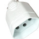 Pino Femea Ilumi 2 Polos+Terra 10A. Branco Prensa Cabo - 1433Pct - Kit C/10 Pecas Pino Femea Ilumi 2 Polos+Terra 10A. Branco Prensa Cabo - 1433Pct - Kit C/10 Pecas