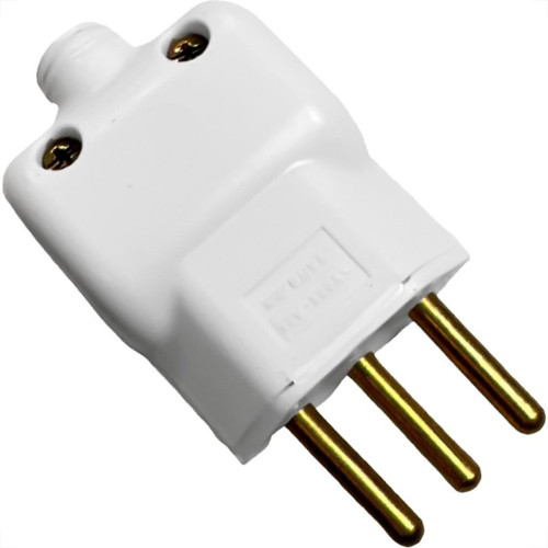 Pino Prensa Cabo Ilumi 2 Polos+Terra 10A. Branco - 14350Pct - Kit C/10 Pecas Pino Prensa Cabo Ilumi 2 Polos+Terra 10A. Branco - 14350Pct - Kit C/10 Pecas