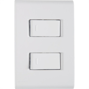 Conjunto Tramontina Com Placa Liz Branca 2 Simples - 57170/040