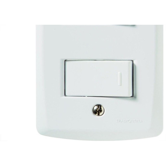 Conjunto Tramontina Com Placa Lux2 2 Simples 57145/040 Conjunto Tramontina Com Placa Lux2 2 Simples 57145/040