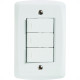 Conjunto Tramontina Com Placa Lux2 3 Simples 57145/070 Conjunto Tramontina Com Placa Lux2 3 Simples 57145/070