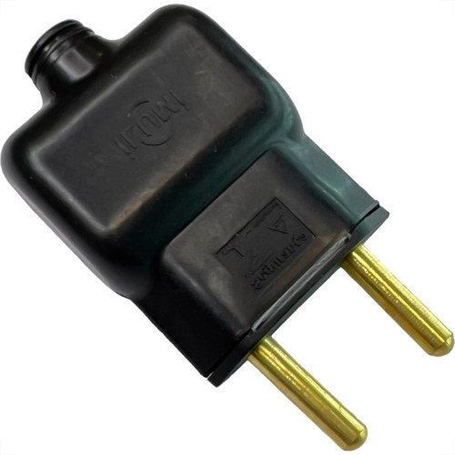 Pino Prensa Cabo Ilumi 2 Polos 20A. Preto 14031 - Kit C/10 Pecas Pino Prensa Cabo Ilumi 2 Polos 20A. Preto 14031 - Kit C/10 Pecas
