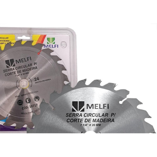 Serra Circular Widea Melfi 7.1/4''X 24 Dentes X 20Mm