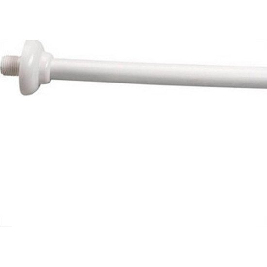 Braco Para Chuveiro Pvc Luconi Com Canopla 30Cm - Kit C/12 Pecas