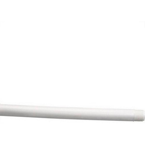 Braco Para Chuveiro Pvc Luconi Com Canopla 30Cm - Kit C/12 Pecas