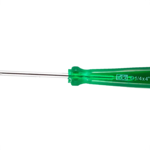 Chave Fenda Eda Cromo Vanadio Verde Com Ima 1/4'' X 4'' - 9Ts - Kit C/12 Pecas Chave Fenda Eda Cromo Vanadio Verde Com Ima 1/4'' X 4'' - 9Ts - Kit C/12 Pecas