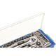Kit Jogo Soquete Eda 3/8'' Com Catraca 40 Pecas - 8Zi Kit Jogo Soquete Eda 3/8'' Com Catraca 40 Pecas - 8Zi