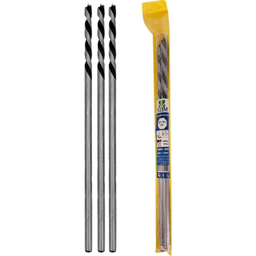 Broca Mourao Aco Carbono Melfi 3/8''X 320 - Kit C/3 Pecas Broca Mourao Aco Carbono Melfi 3/8''X 320 - Kit C/3 Pecas