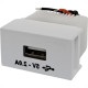 Modulo Ilumi Slim Tomada ''Usb'' Branco 8191 Modulo Ilumi Slim Tomada ''Usb'' Branco 8191