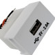Modulo Ilumi Slim Tomada ''Usb'' Branco 8191 Modulo Ilumi Slim Tomada ''Usb'' Branco 8191