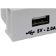 Modulo Ilumi Slim Tomada ''Usb'' Branco 8191 Modulo Ilumi Slim Tomada ''Usb'' Branco 8191